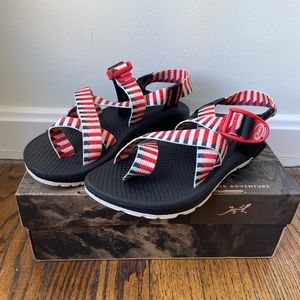 Women’s size 5 Chaco sandals. Brand New in box never worn!